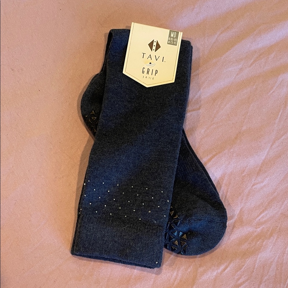 Tavi Women's Grip Socks - Dark Blue
